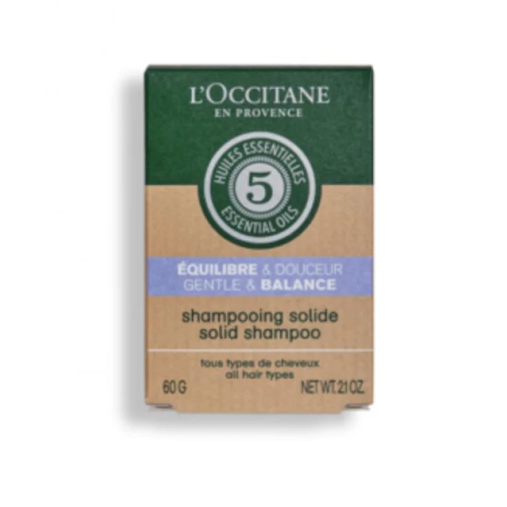 CHAMPÚ SÓLIDO CHAMPÚ DELICADO Y REEQUILIBRIO L'OCCITANE 60g