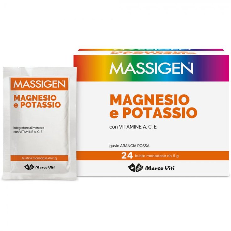 MASSIGEN® MAGNESIO POTASIO MARCO VITI 24 BOLSAS