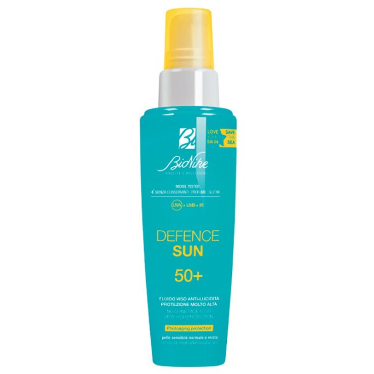 DEFENCE SUN FLUIDO ROSTRO ANTIBRILLOS SPF 50+ BioNike 50ml