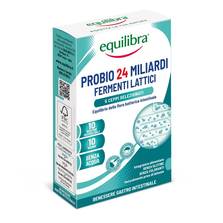 Probio 24 mil millones Equilibra® 10 Stickpacks orosolubles