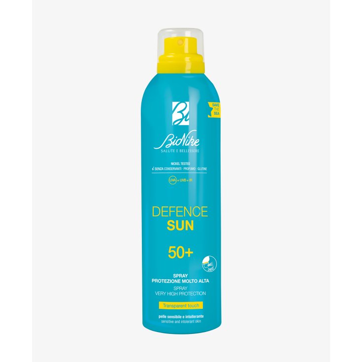 DEFENCE SUN SPRAY INVISIBLE TOQUE TRANSPARENTE SPF 50+ BioNike 200ml