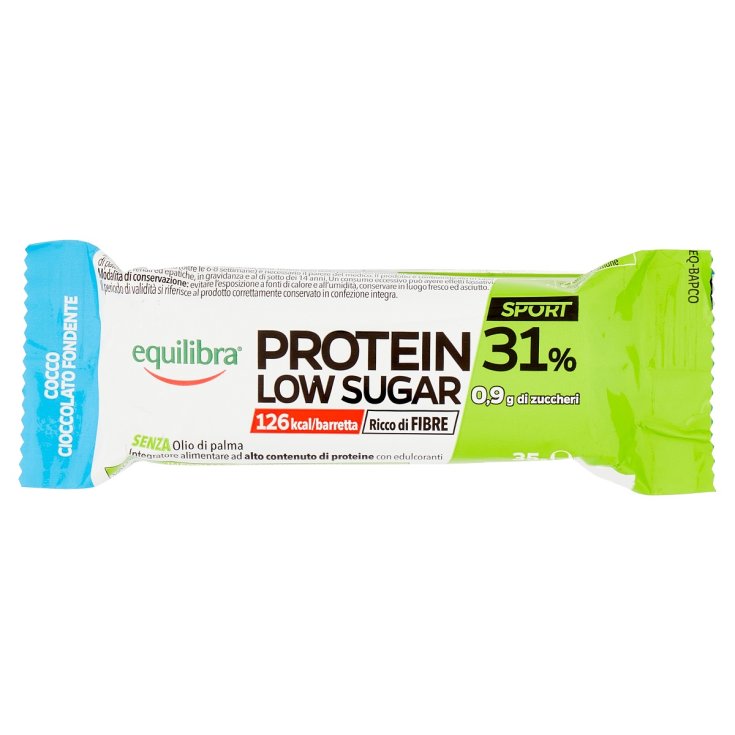 Protein 31% Low Sugar Crunch Dark Choco Caramelo Equilibra® 40g