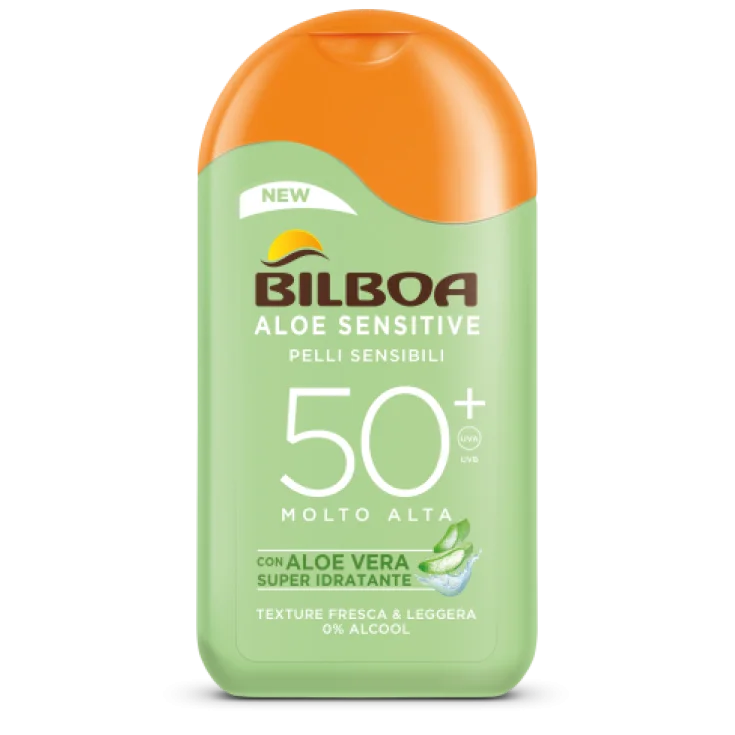 Leche Solar Corporal 50+ Aloe Sensitive Bilboa 200ml
