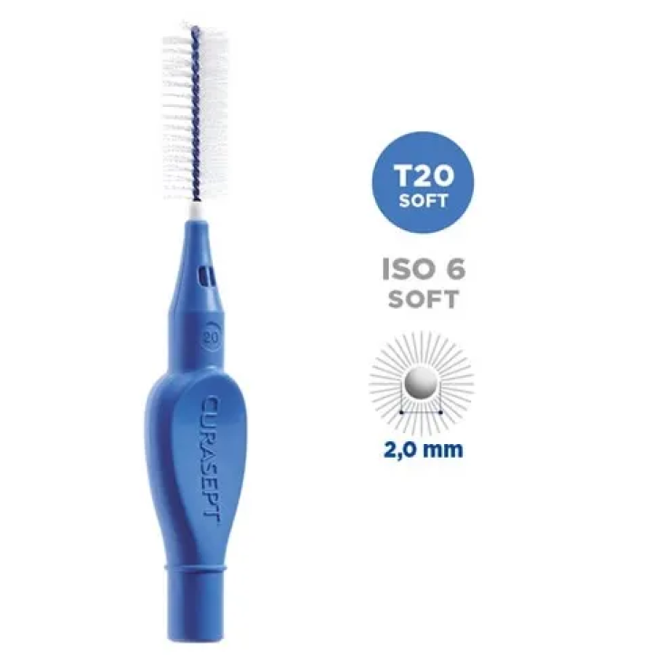 Cepillo Proxi T20 Azul Curasept 6 Piezas