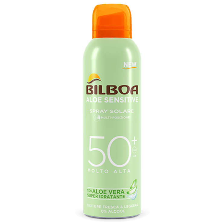 Leche Solar Spray 50+ Aloe Sensitive Bilboa 150ml
