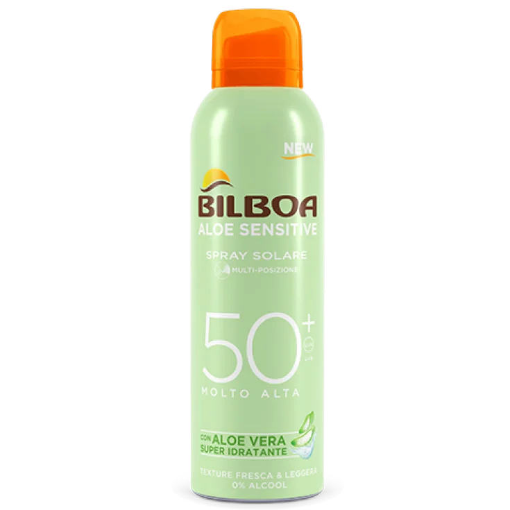 Leche Solar Spray 50+ Aloe Sensitive Bilboa 150ml