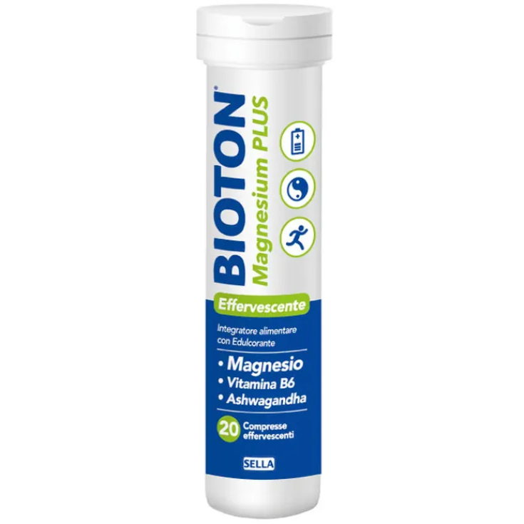 Bioton Magnesio Plus SILLA 20 Comprimidos Efervescentes