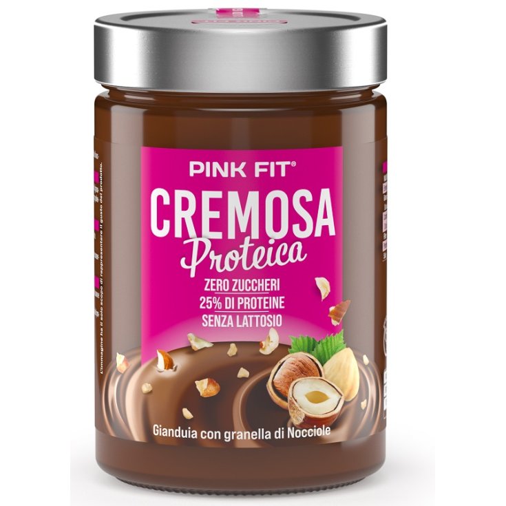 PINK FIT® PROTEIN CREAM Gianduia con avellanas picadas 300g