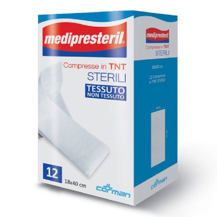 MEDIPRESTERIL® TABLETAS TNT 18X40 CORMAN 12 Piezas