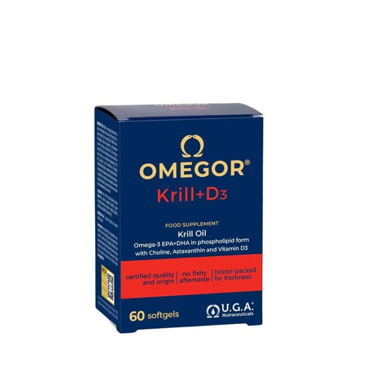 OMEGOR® Krill con D3 60 Cápsulas