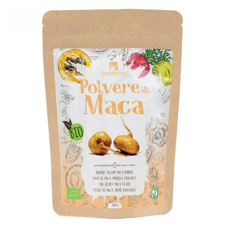 POLVO DE HIERBAS ORGÁNICAS DE MACA INTEGRAL 200g