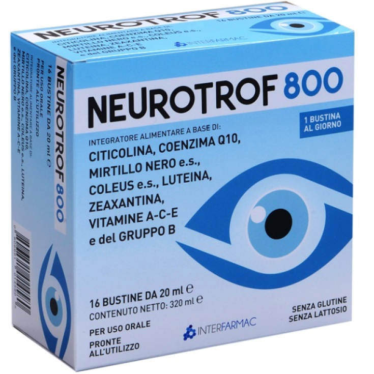 NEUROTROF 800 INTERFARMAC 16 SOBRES