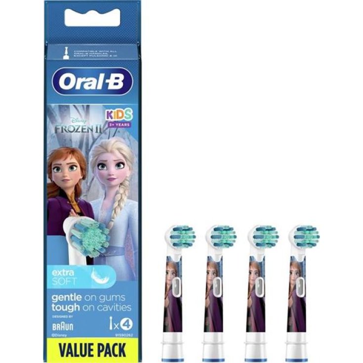 ORAL-B® KIDS 3+ AÑOS FROZEN II 4 cabezales de repuesto