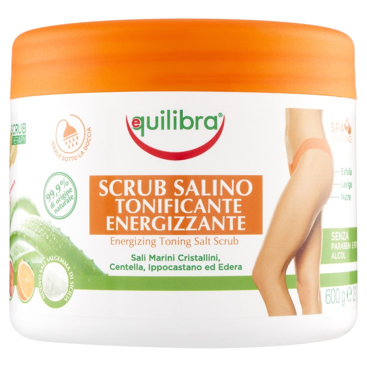 Equilibra® Exfoliante de Sal Tonificante-Energizante 600g