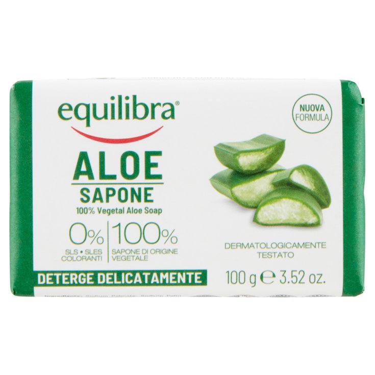 Jabón de Aloe 100% Vegetal Equilibra® 100g