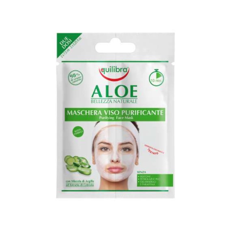 Aloe Equilibra® Mascarilla Facial Purificante 2x7,5ml