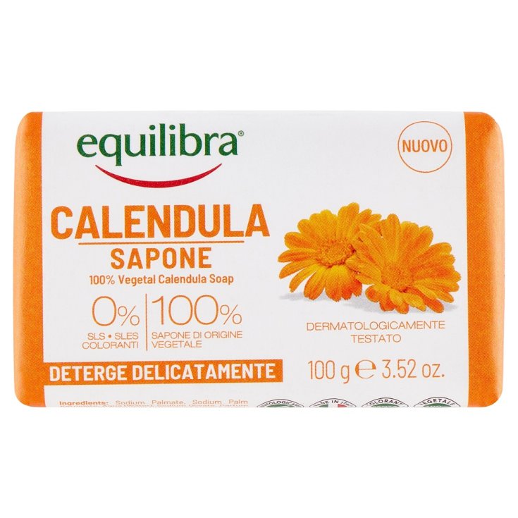 Jabón Equilibra® Calendula 100% Vegetal 100g