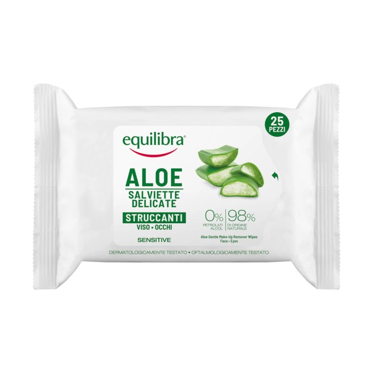 Aloe Equilibra® Toallitas Delicadas 25 Toallitas