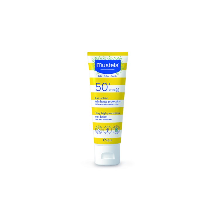 Leche Solar Spf50 + Mustela 40ml