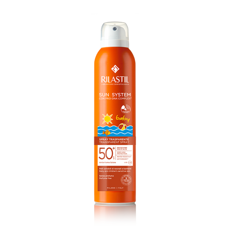 Sun System Bebé Spray Transparente Spf50 + Rilastil 200ml