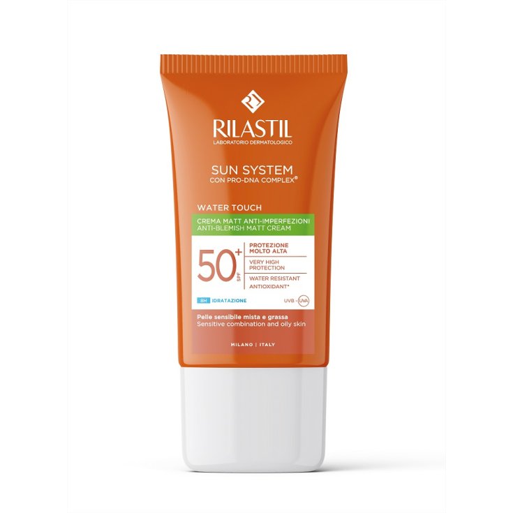 Sistema Solar Agua Toque Mate Spf50 + Rilastil 50ml