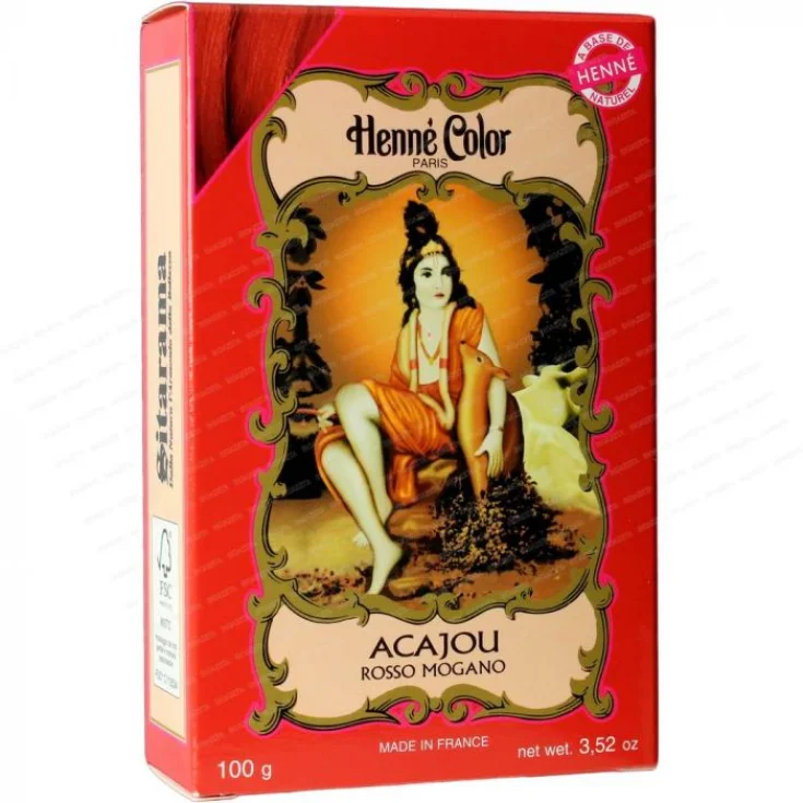 Henna Color ACAJOU ROJO CAOBA Sitarama 100g