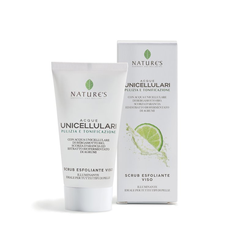 Exfoliante facial de aguas unicelulares de NATURE'S 50ml