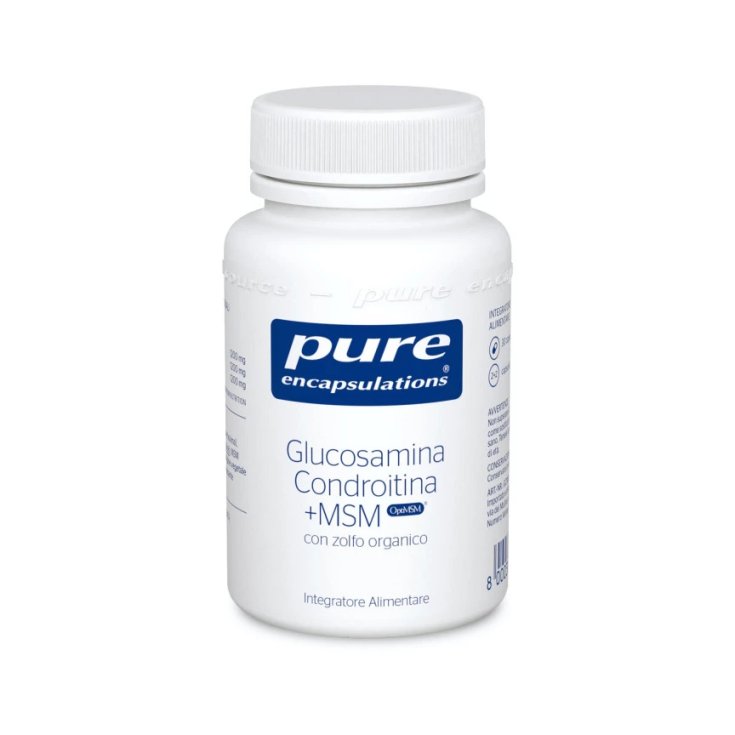 PURE ENCAPSULATIONS® GLUCOSAMINA CONDROITINA + MSM 30 CÁPSULAS