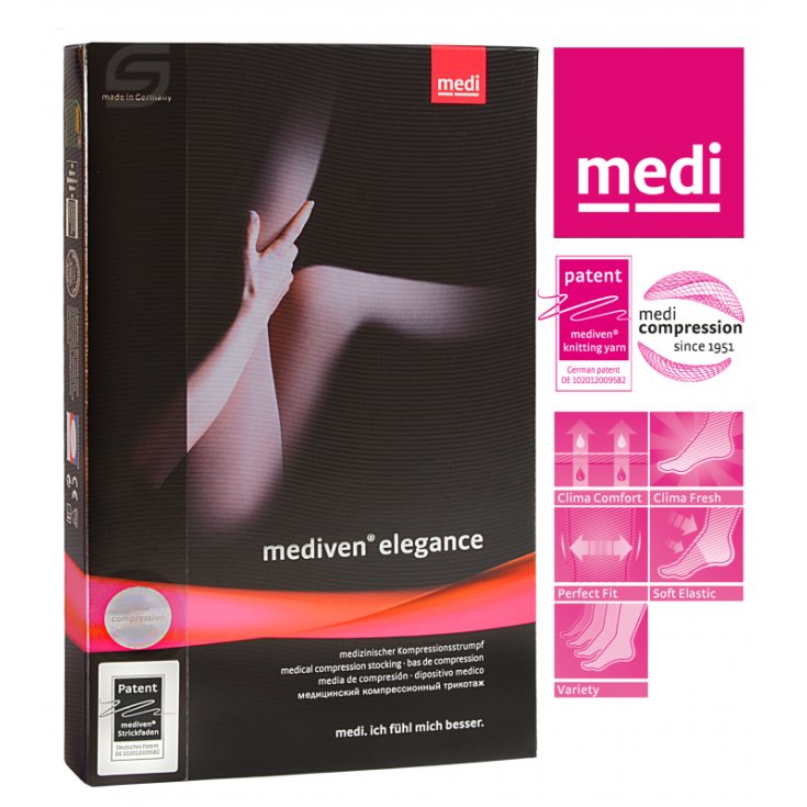 Stay-up KL2 Mediven Elegance Beige Talla 6 Largo