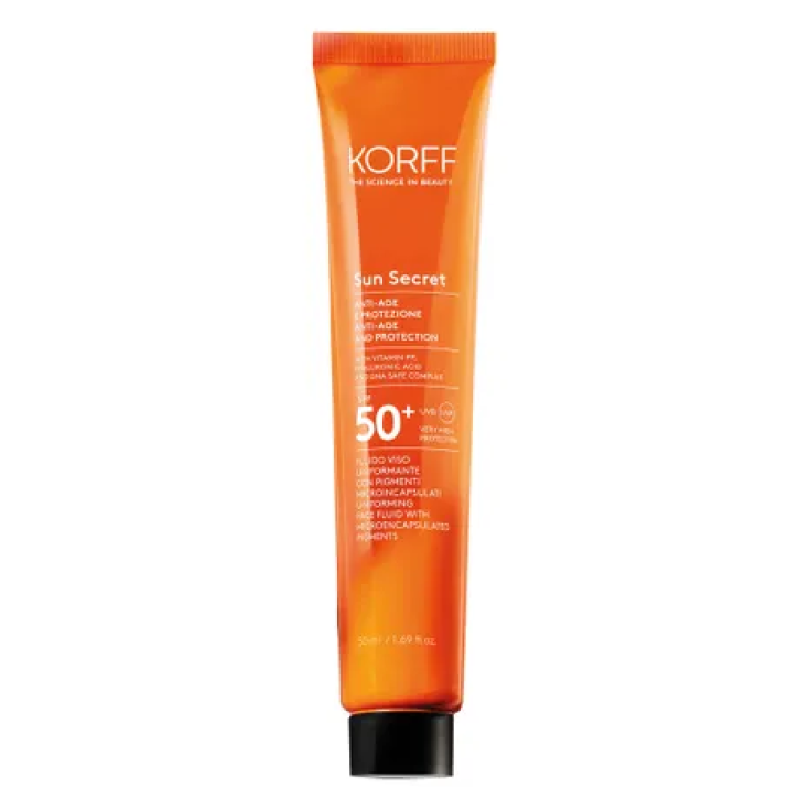 Sun Secret Fluido SPF50 + Luz Coloreada Antiedad Korff 50ml