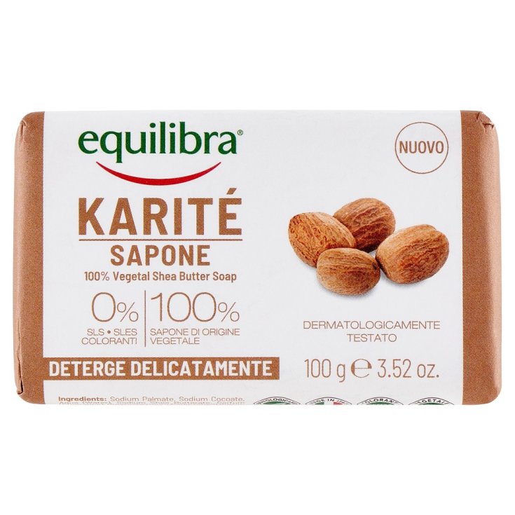 Jabón de Karité 100% Vegetal Equilibra® 100g