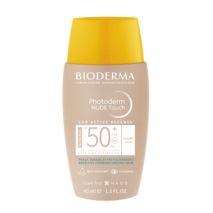 Photoderm Nude Touch Mineral Spf50 + Claire Bioderma 40ml