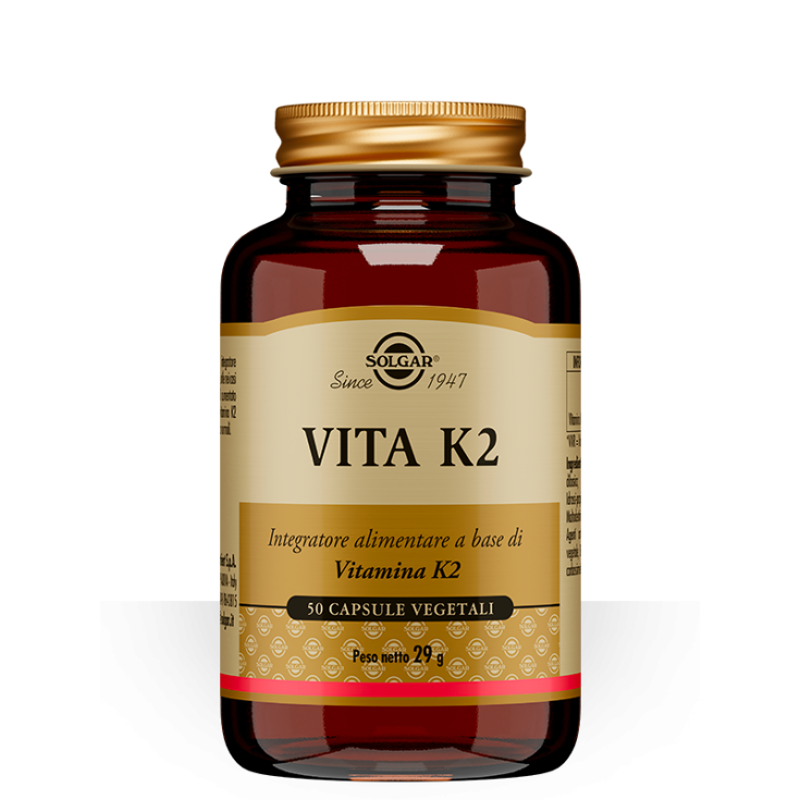 Vita K2 Solgar 50 Cápsulas Vegetarianas