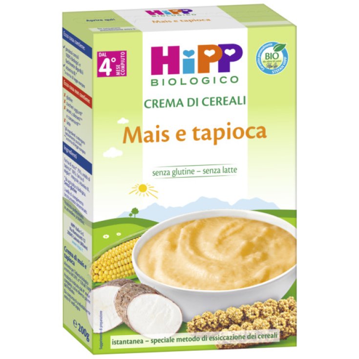 HIPP BIO CREMA CEREALES MAIZ/TA