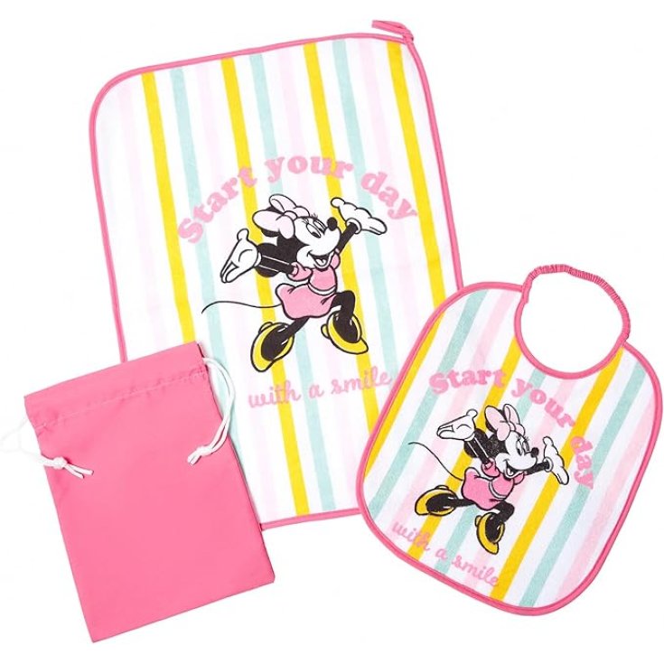 Conjunto infantil 3 uds babero + mantel