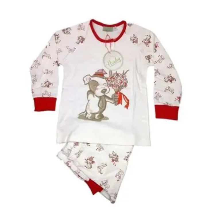 Pantalón piyama de punto de algodón