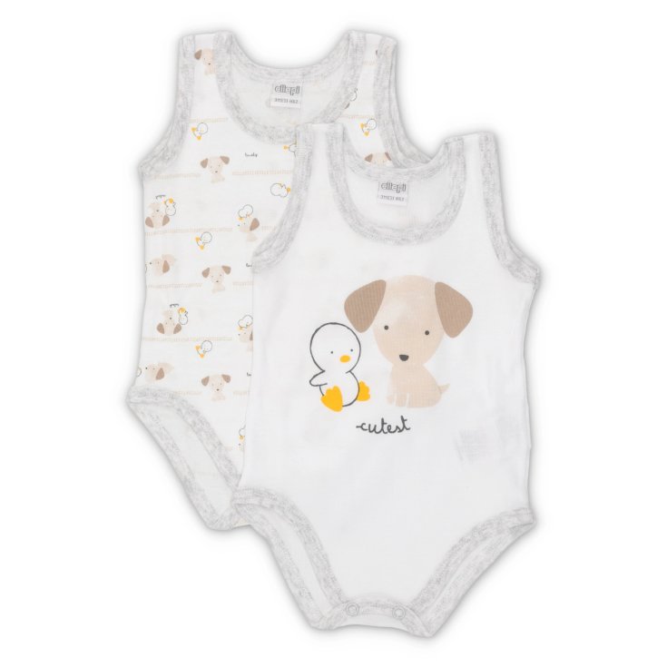 Body interior bi-pack bebé niña sin