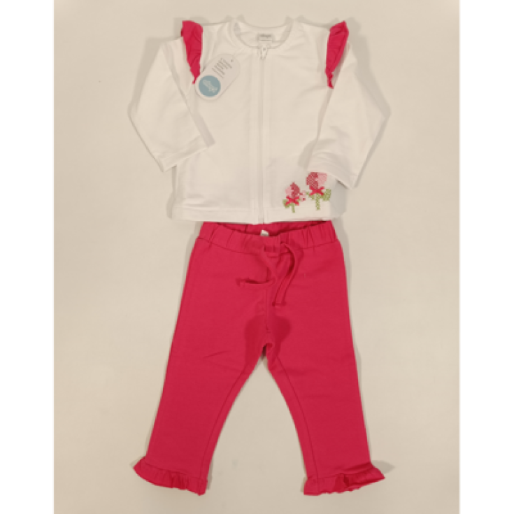 Completo 2ud ellepi blanco rojo 6 m