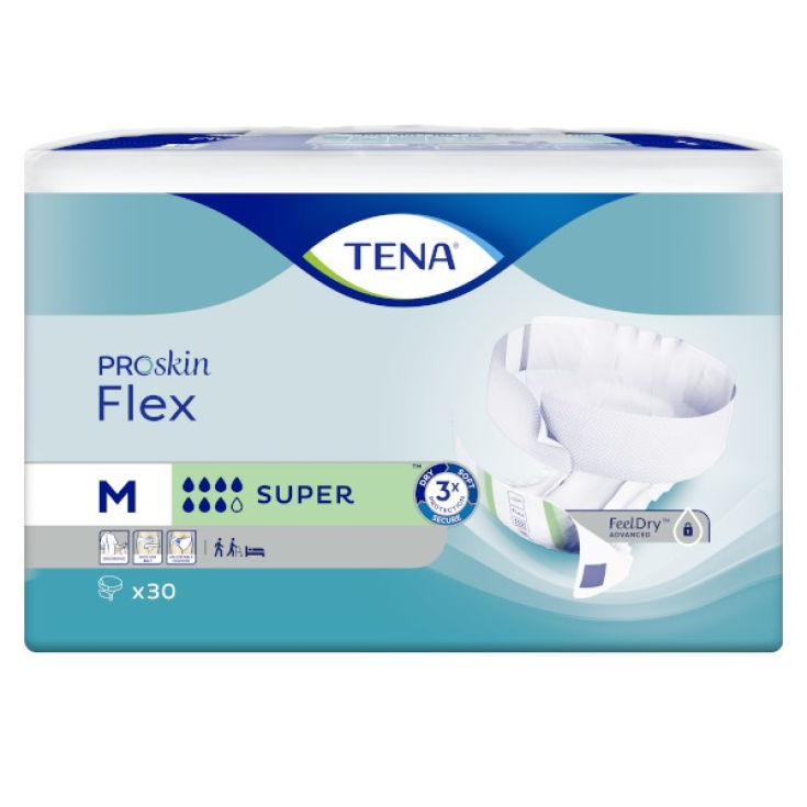 TENA FLEX SUPER M 30UNDS
