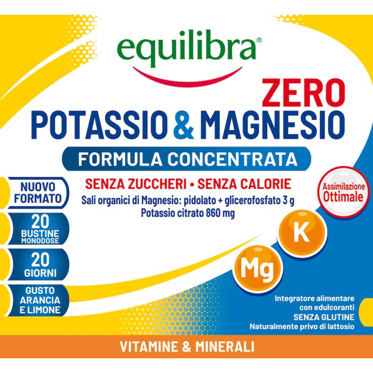 Zero Potasio & Magnesio Equilibra® 20 Sobres