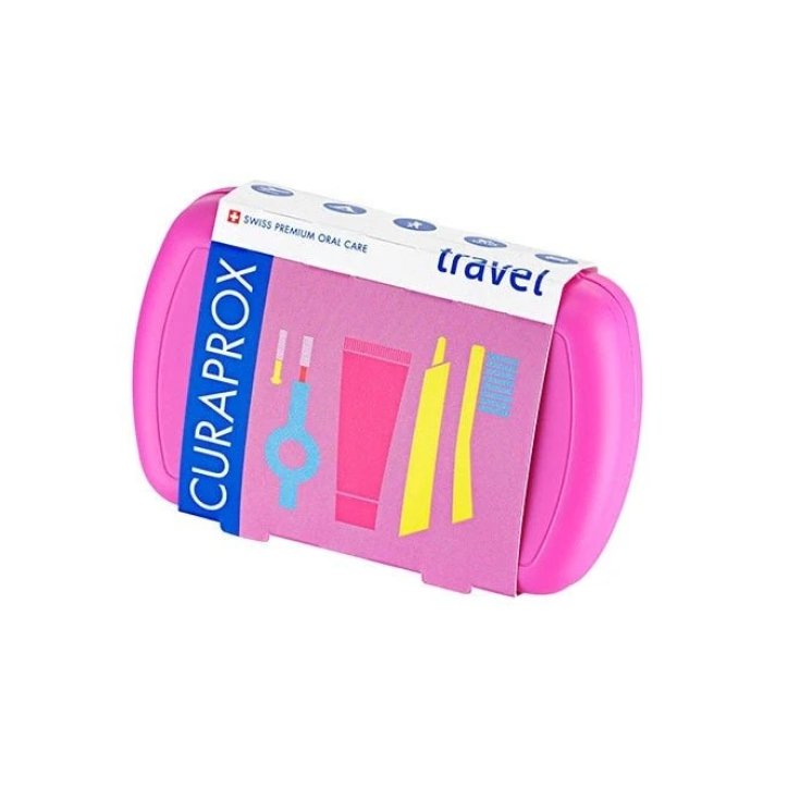 CONJUNTO DE VIAJE CURAPROX ROSA