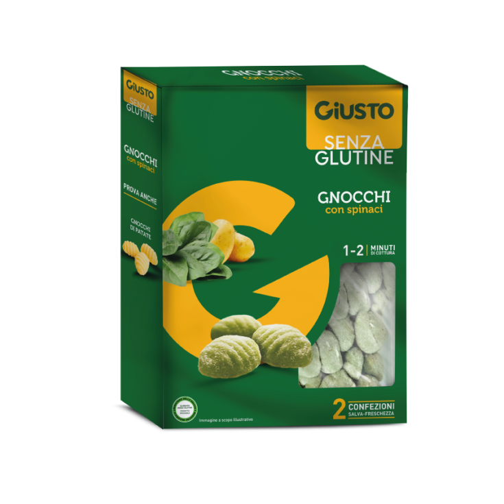 GIUSTO S/G GNOCCHI DE ESPINACAS 500G