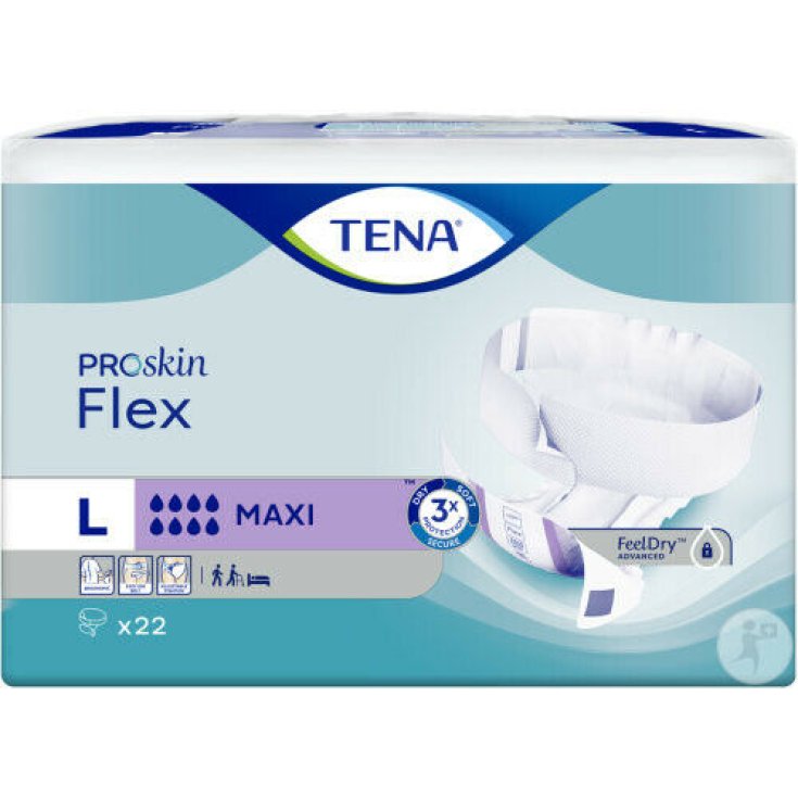 TENA FLEX MAXI L 22uds