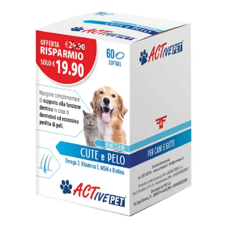 ACTIVO PIEL Y PELO DE MASCOTAS 60PRL