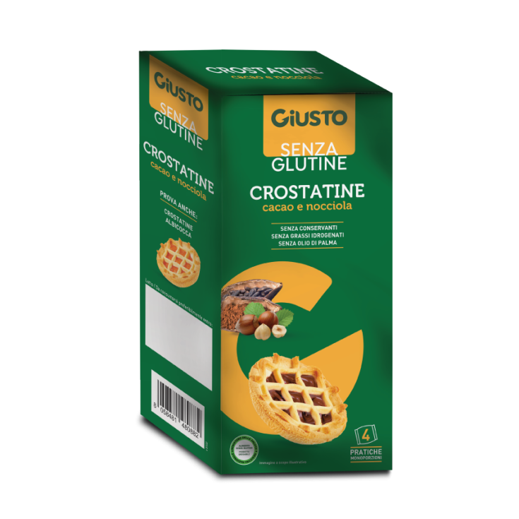 GIUSTO S/G TARTA DE CACAO 4PZ