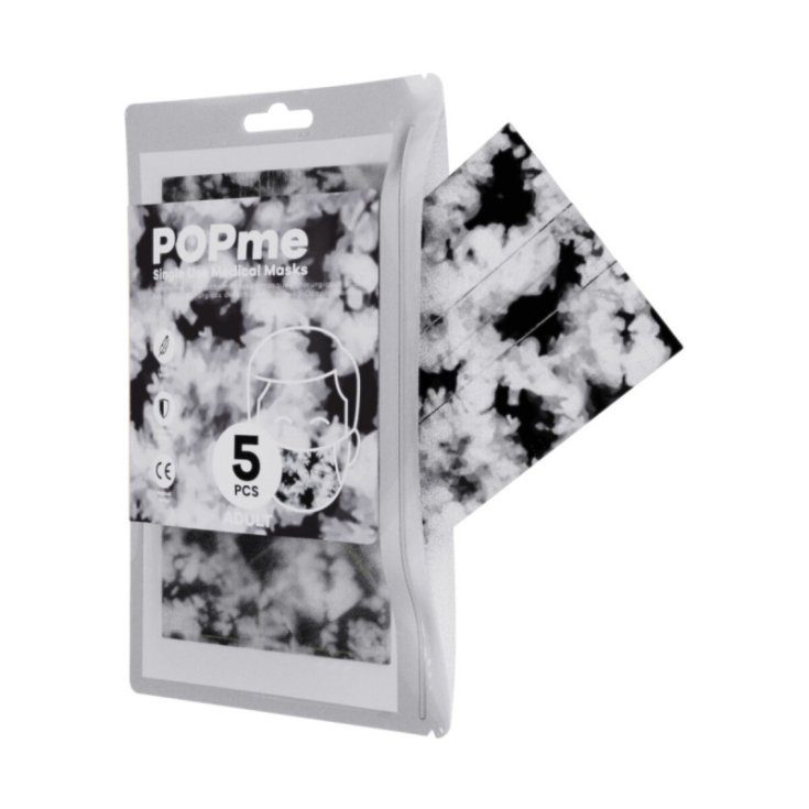 POPME MASC CHIR BW TIE DYE 5uds