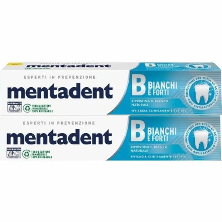 MENTADENT P BIT BLANCO 2X75ML