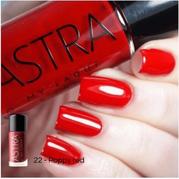 My Laque Ultra Glossy 22 Rojo Amapola Astra 12ml