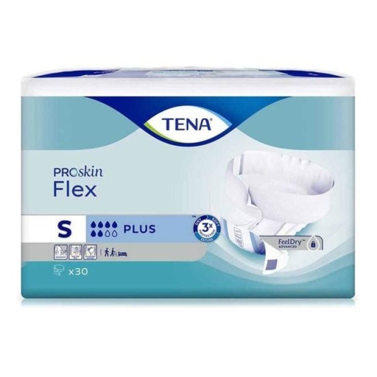 TENA FLEX PLUS S 30UNDS