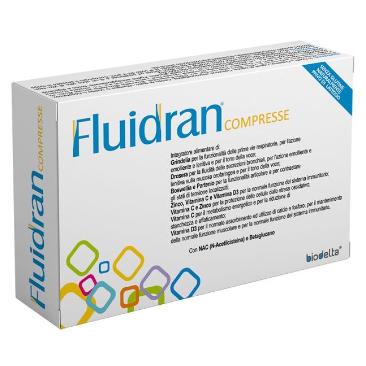 Fluidran Biodelta 30 Comprimidos